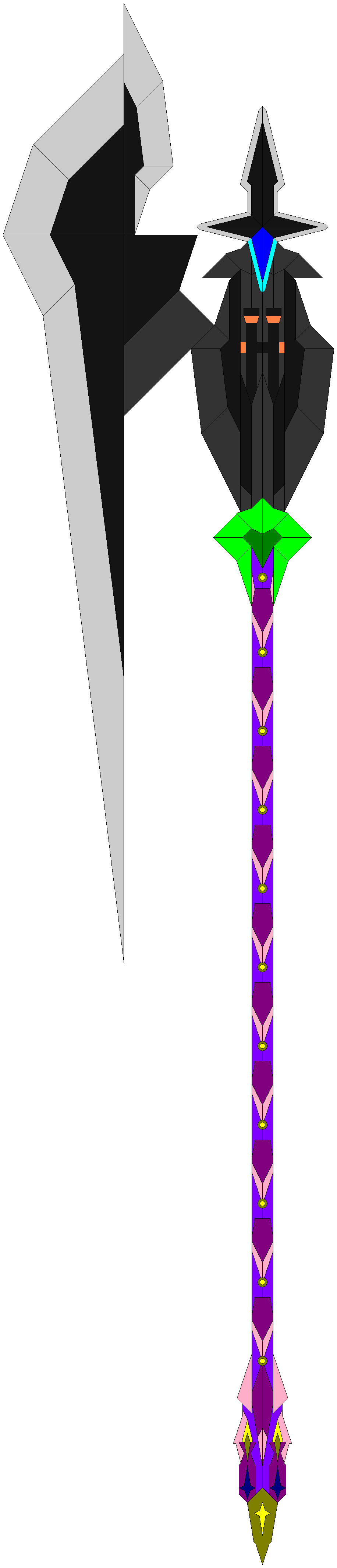 The Oblivion Huricane Giant Axe, how the four look