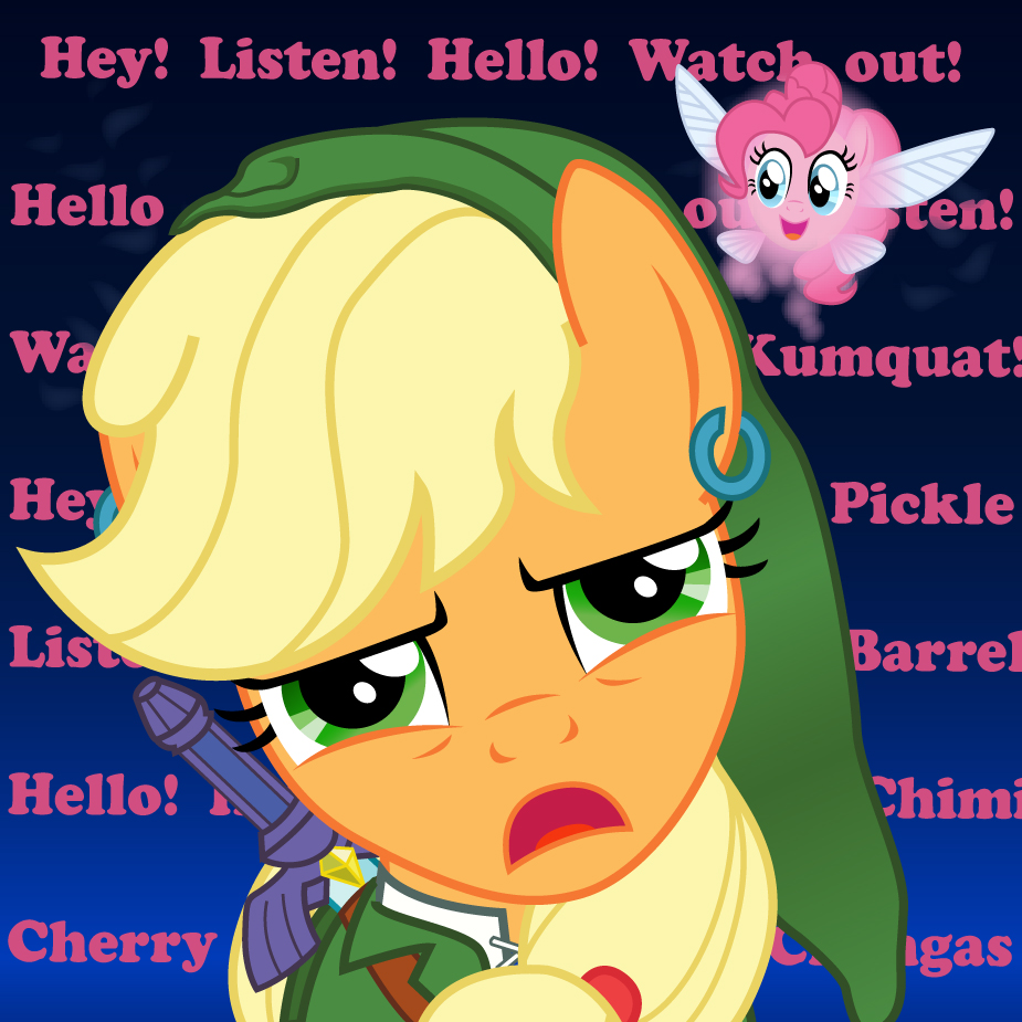 Annoyed Applejack - Legend of Zelda