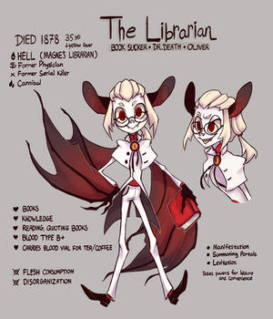 The Librarian || Hazbin Hotel OC