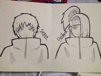 Sasori and Deidara.