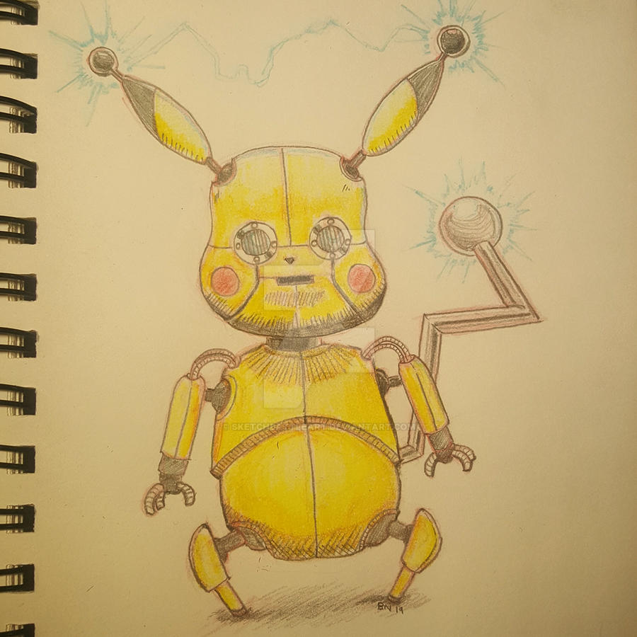 Robot Pikachu by SketchBattleArt on DeviantArt