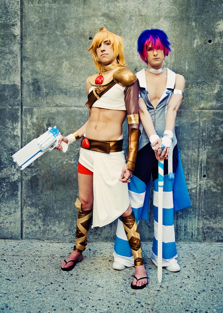 No Salvation: Panty n' Stocking Genderbend Cosplay