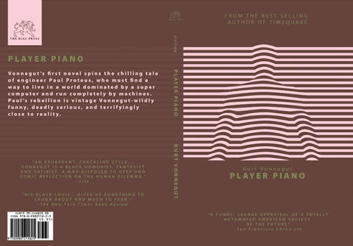 Player Piano Book Jacket Desig