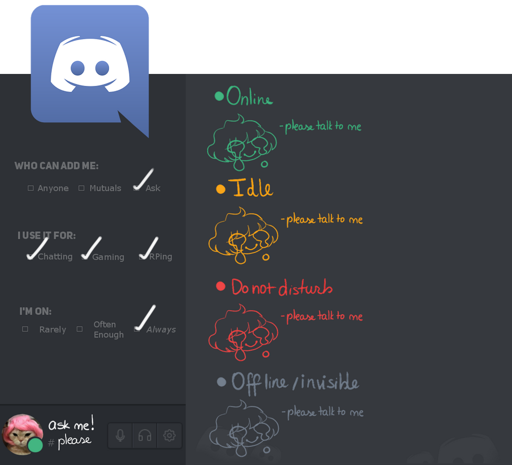 Discord Im Howling At The Moon And Sleeping In Th By Uchuujinn On Deviantart Discord Im Howling At The Moon And Sleeping In Th By Uchuujinn On Deviantart