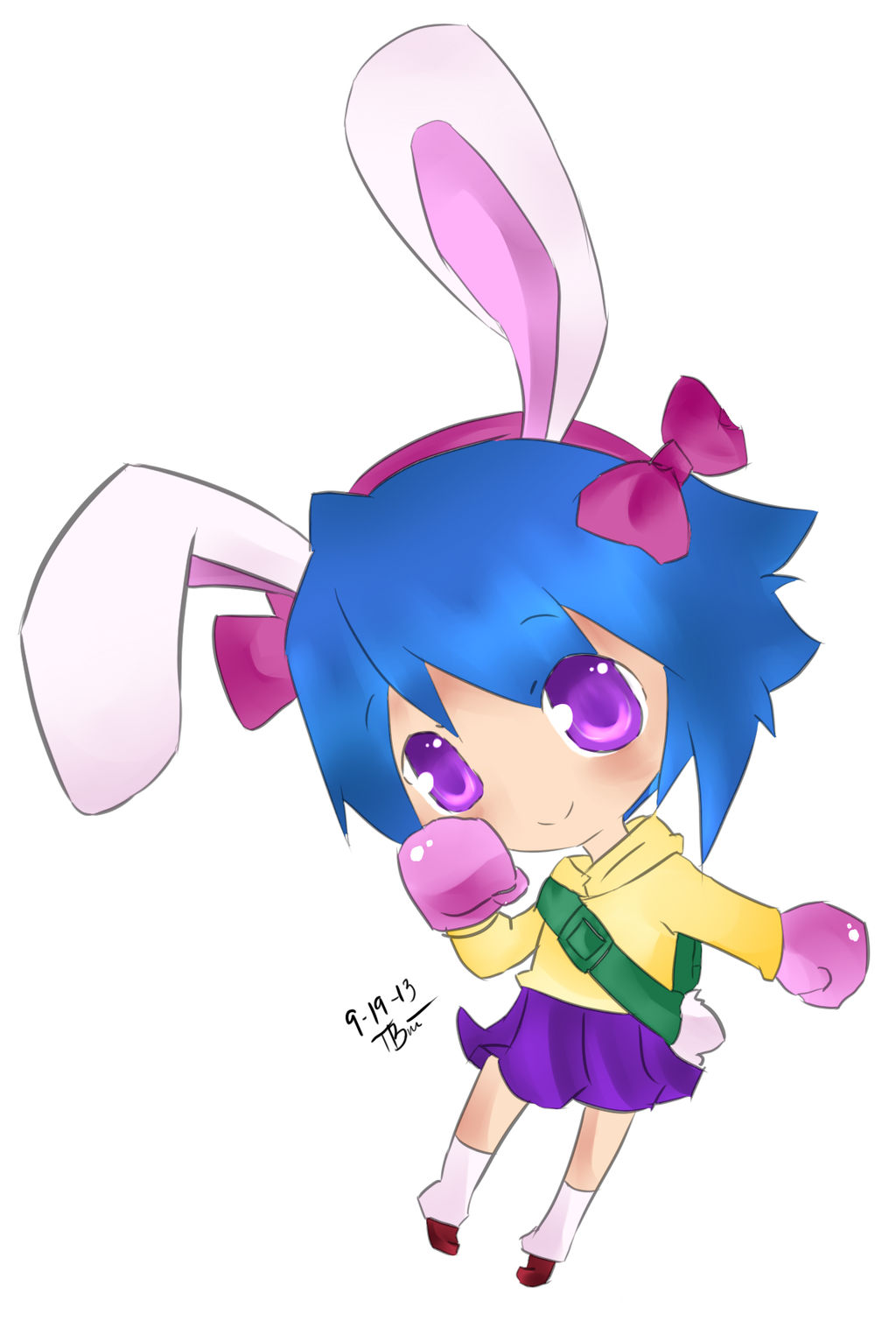 Trickster Humanoid Rabbit Trickster Bunny Chibi by Etlo on DeviantArt