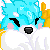 Blue Fox Cutie Icon