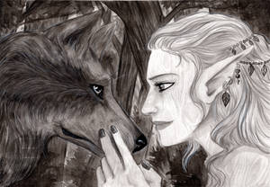 L'elfe et le loup