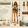 Original Character Sheet Maya Ennis