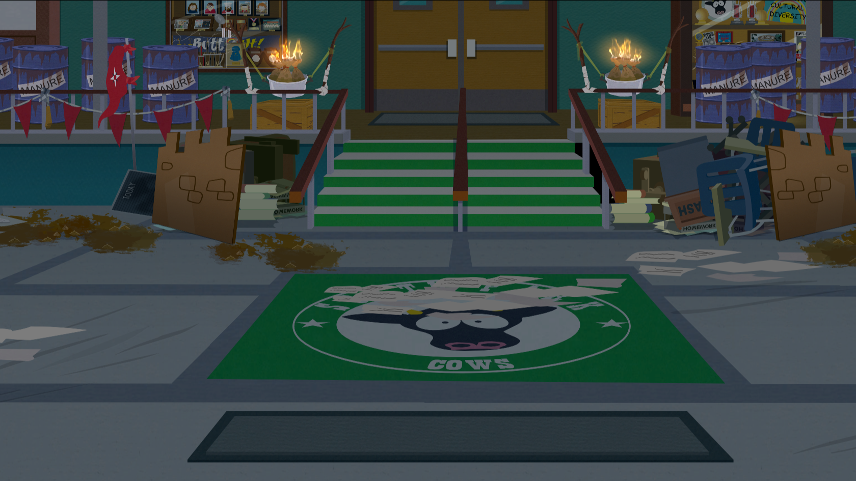South Park School Lobby (SoT BG) by RoamingBerry on DeviantArt