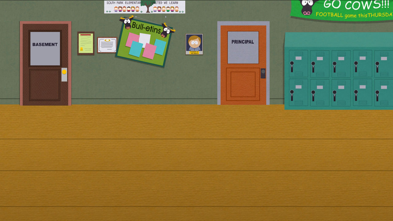 South Park Elementary School Hallway by K9X-Toons on DeviantArt