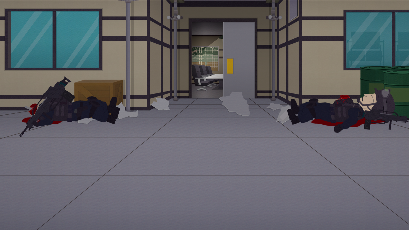 South Park School Lobby (SoT BG) by RoamingBerry on DeviantArt