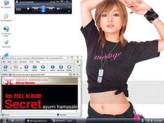 Ayumi Hamasaki Desktop Screeny