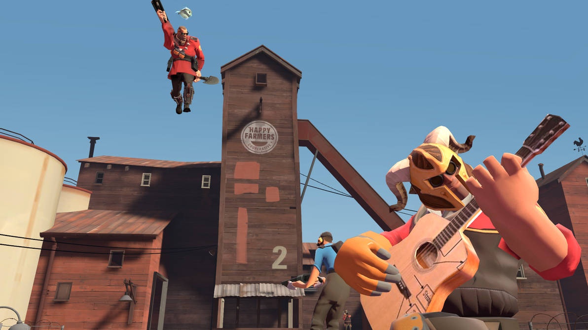 Team Fortress 2 2fort map poster by IAmAVeryRealPerson on DeviantArt