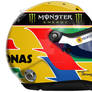 Lewis Hamilton Helmet 2013