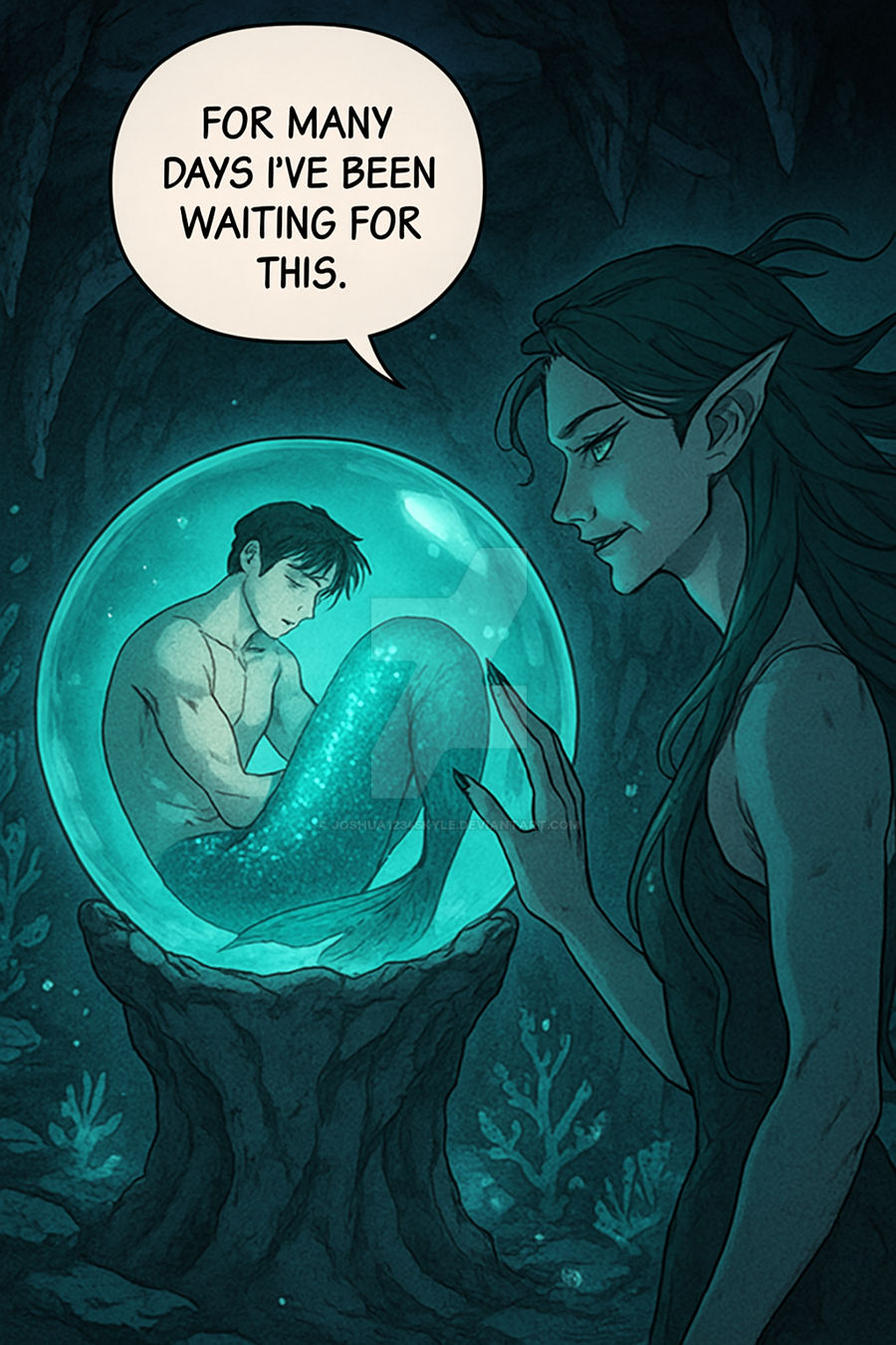 Mermen Center Merman by joshua12345Kyle on DeviantArt