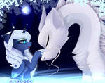 { MLP } - { Fan art } -  MagnaLuna by Selena9966