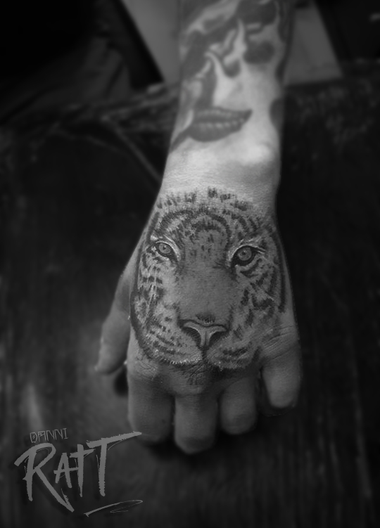 Tiger Hand Tattoo by Danni-Ratt on DeviantArt
