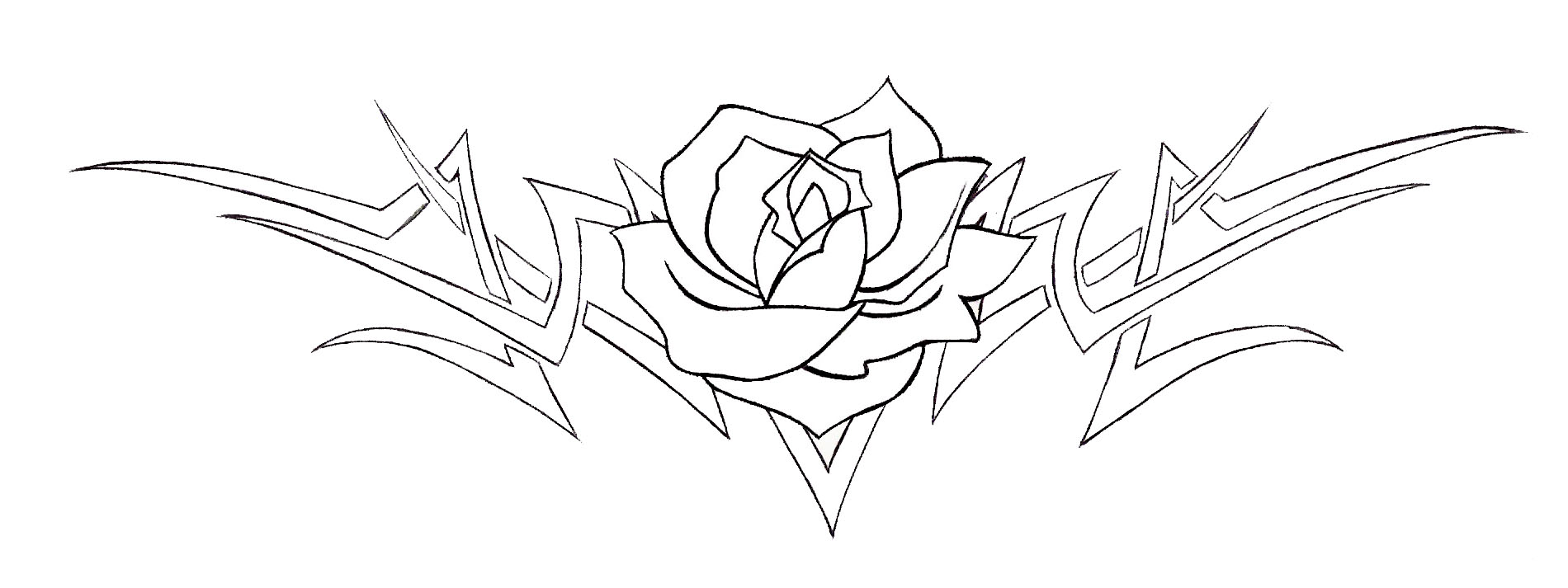 rose tribal line