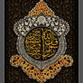 Islamic caligraphy Ya Hussain