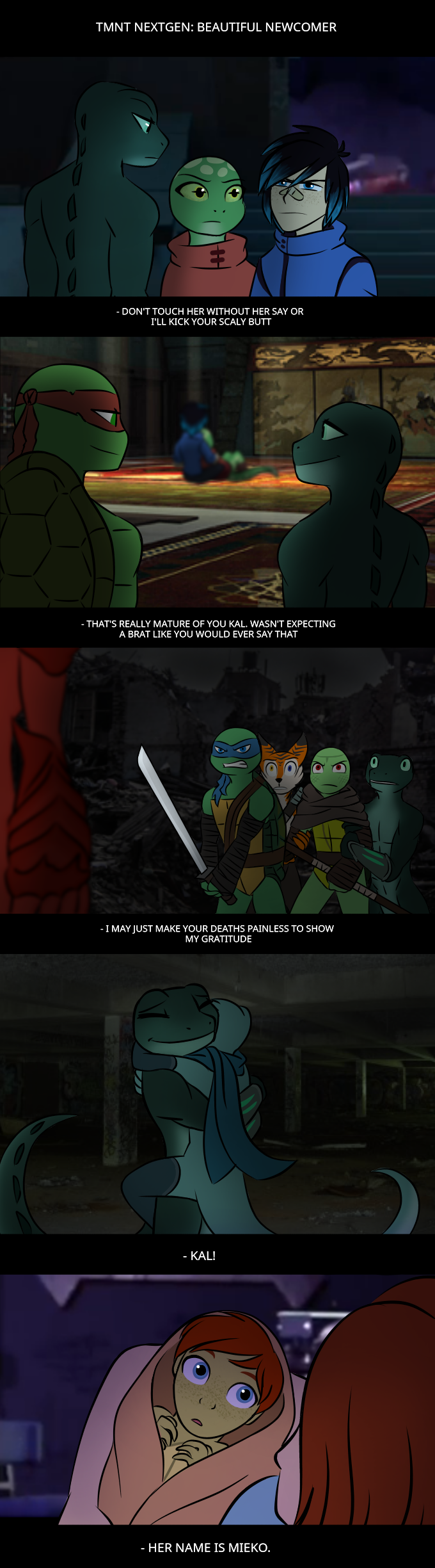 TMNT NEXTGEN: BEAUTIFUL NEWCOMER