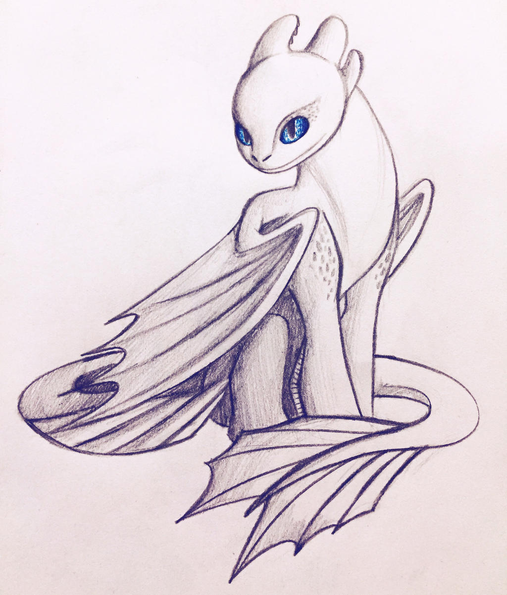 How To Draw A Light Fury Step By Step