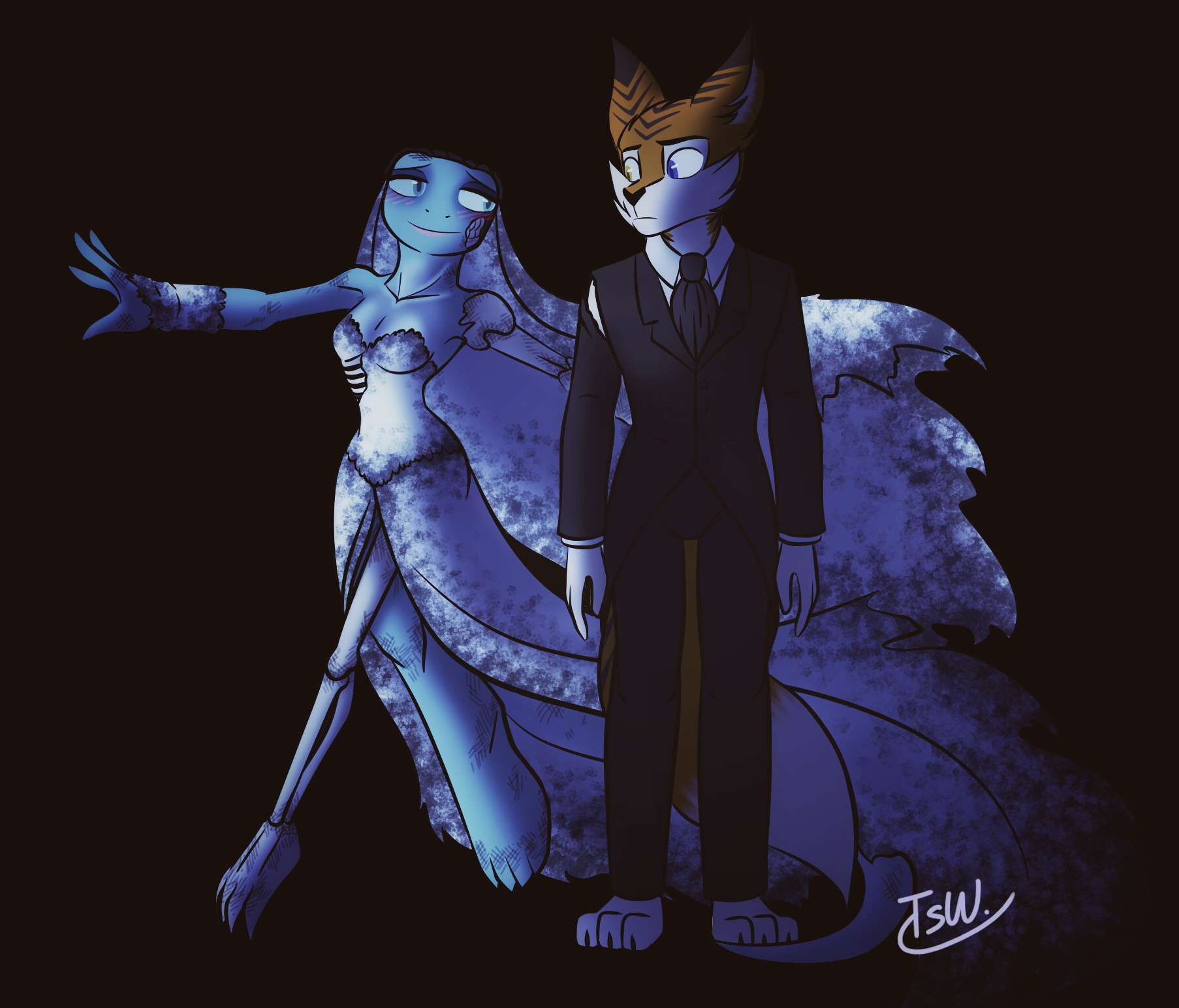 Corpse Bride: Moon Dance by TamPadillart on DeviantArt