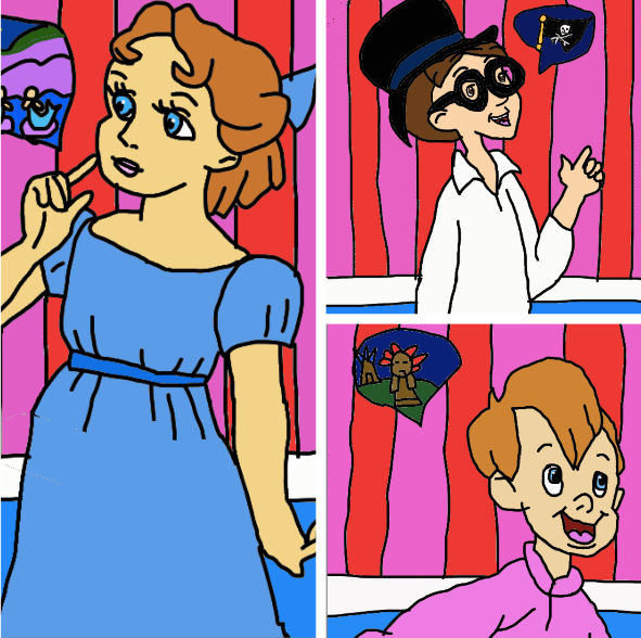 Wendy John and Michael's Wonderful Thoughts by amberra2005 on DeviantArt