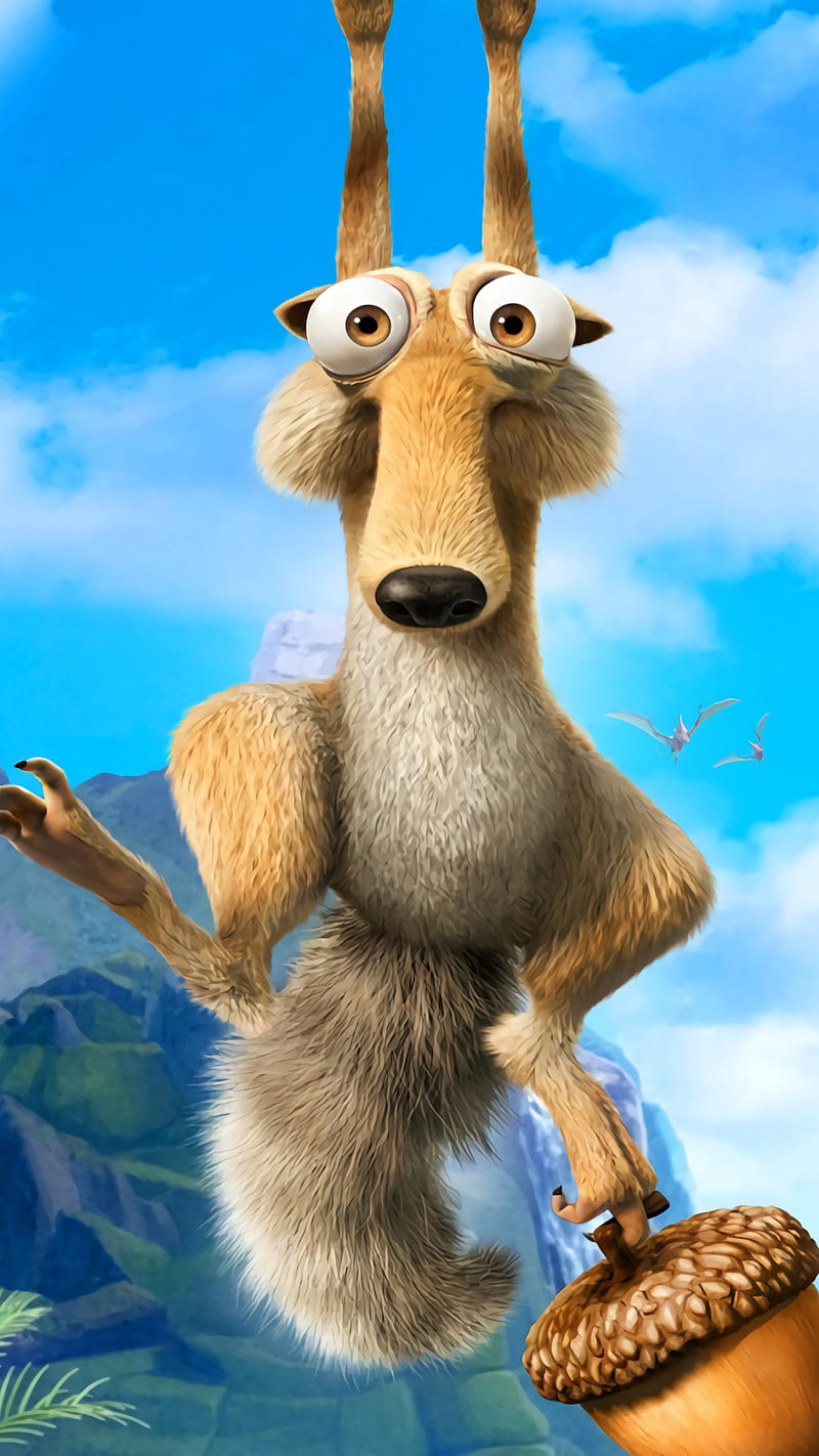 Scrat Inflatio Scrat hanging on by JamesGunderman on DeviantArt
