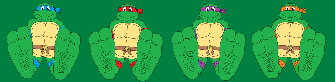 Tmnt Two Toes TMNT feet tease ( not my art) by JamesGunderman on DeviantArt