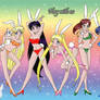 Sailor Moon Bunnies Redone