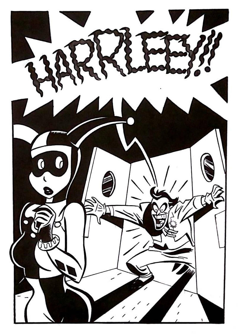 Harley Quinn And Joker In Black And White By Msxmaryx On Deviantart Harley Quinn And Joker In Black And White By Msxmaryx On Deviantart