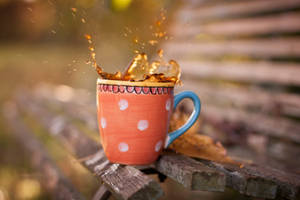 Delicious hot coffee by Pamba