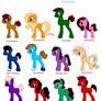 Glee Ponies