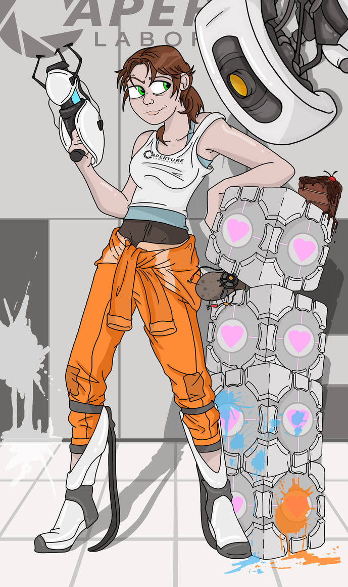 Chell by hazzelwood on DeviantArt