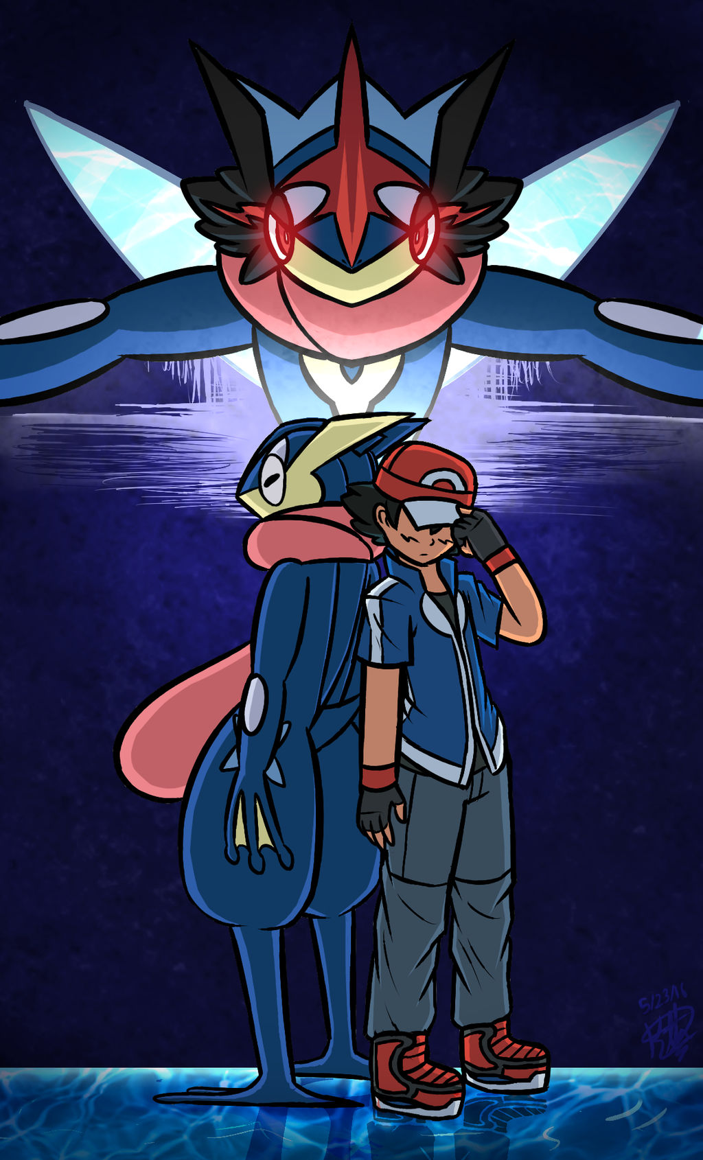 Ash -Greninja - If I'm just with you