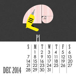 Calendar - Dec - Pi