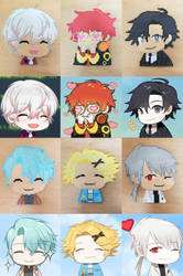 Mystic Messenger- Ray, 707, Jumin, V, Yoosung, Zen