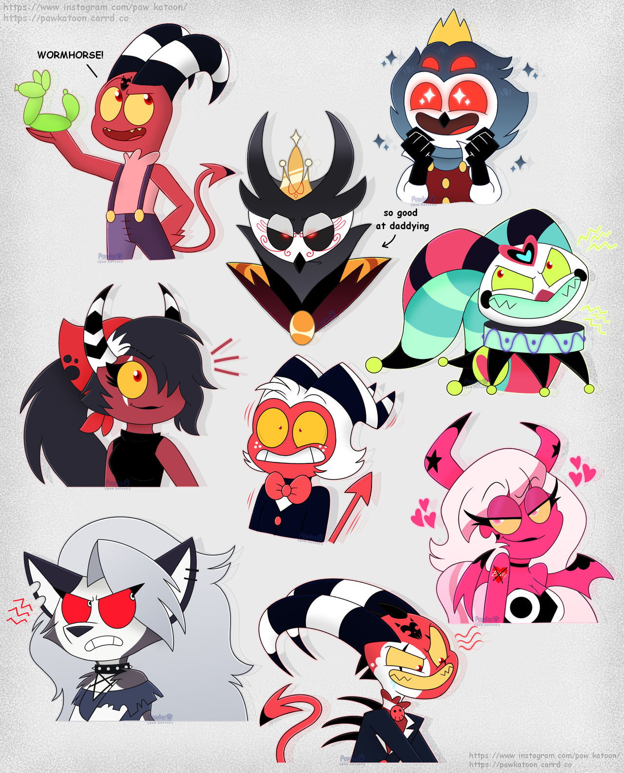 Bossiest Characters some helluva boss characters by PawKatoon on DeviantArt