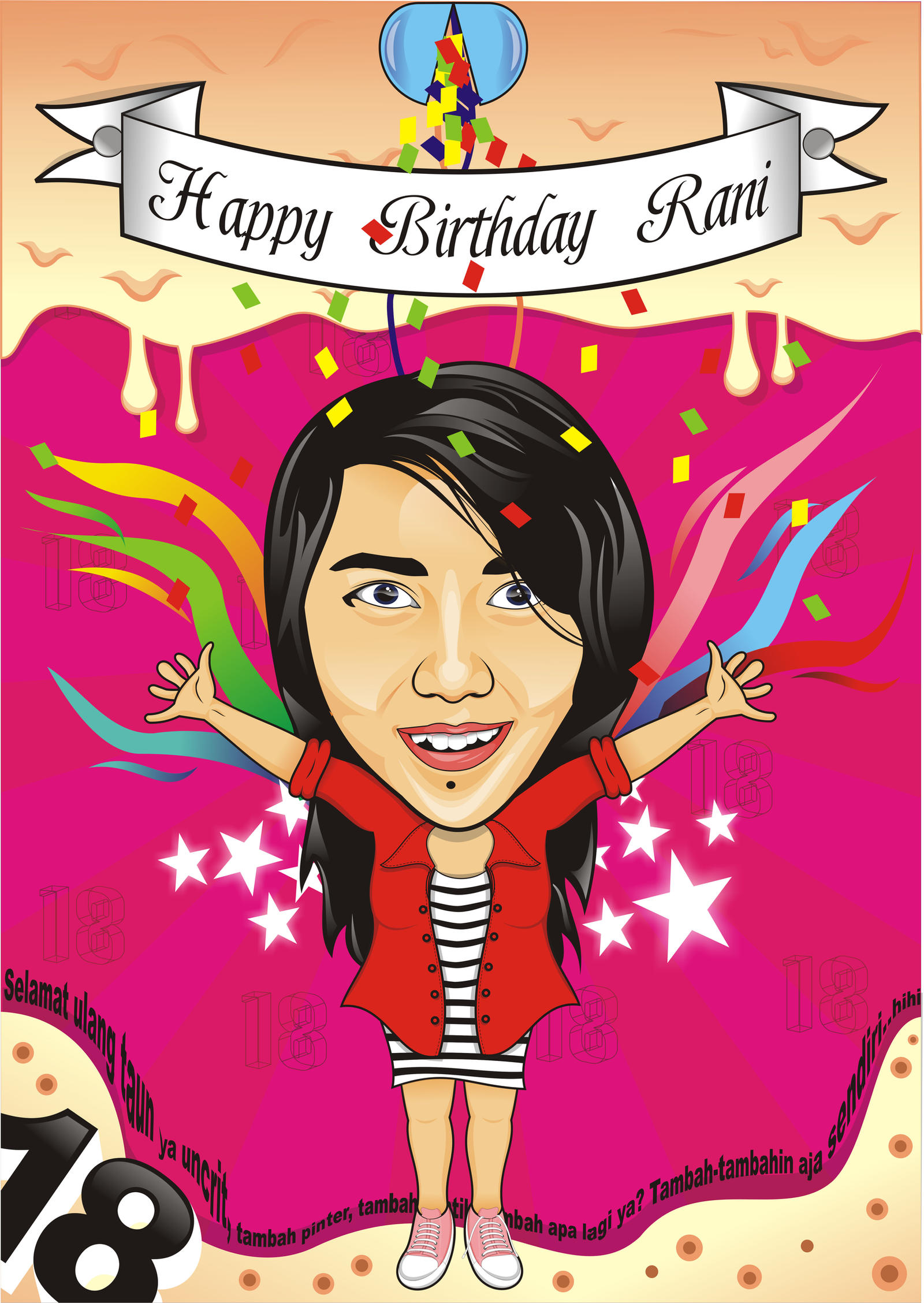 Happy Birthday Raineri Happy Birthday Rani by saidfahry on DeviantArt