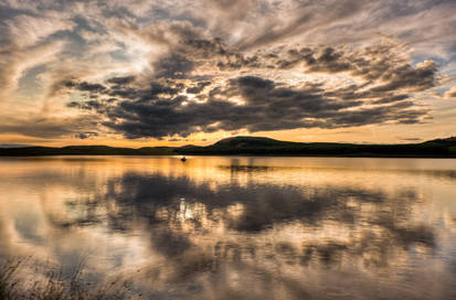 Sunset at wild horses lake 3