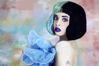 Melanie Martinez/ digital oil painting 