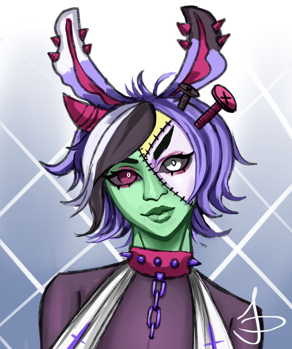 Zombie Bunny by enby-hawke on DeviantArt