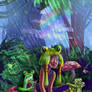 ACEO Frog Girl