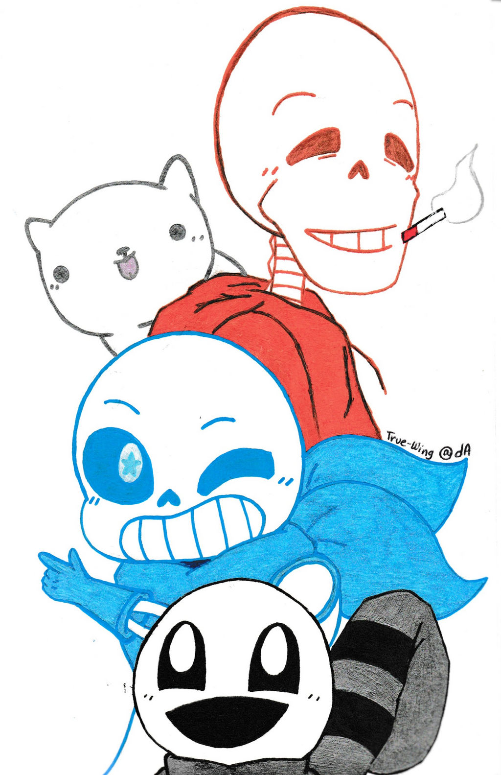 Skeleton Family Underswap Style With Toby By True Wing On Deviantart Skeleton Family Underswap Style With Toby By True Wing On Deviantart