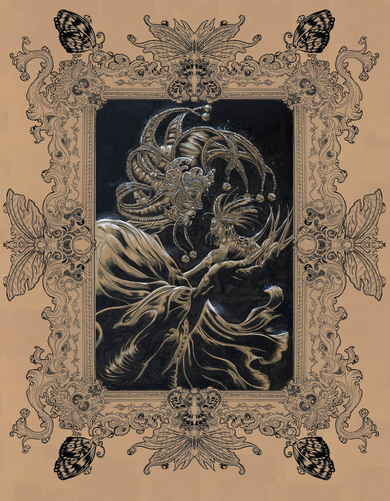 The Jester With Frame 1 by Orion-Zangara