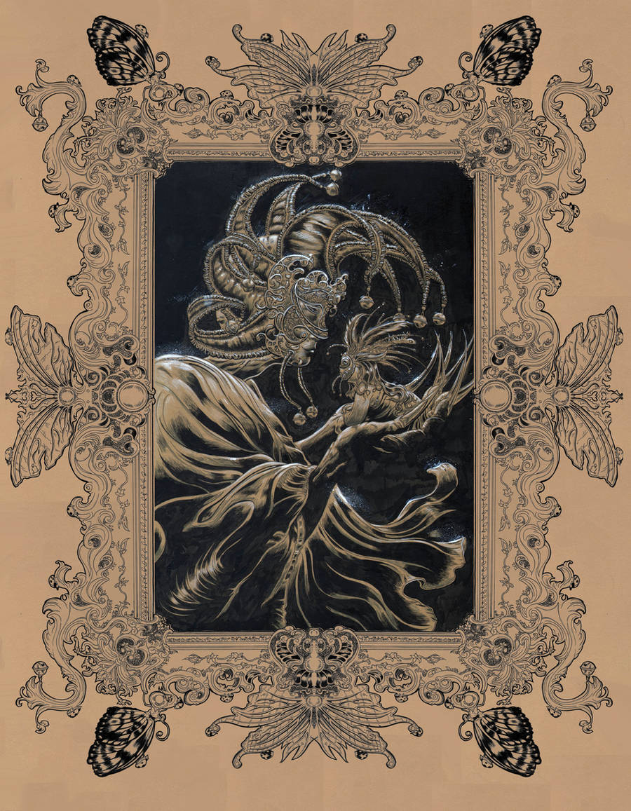 The Jester With Frame 1 by Orion-Zangara