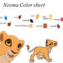 Neema Color Sheet