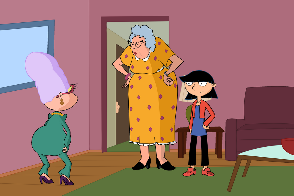 Miss Finter Aunt Miriam Miss Finster and Rhonda by TheCartoonFanatic on DeviantArt