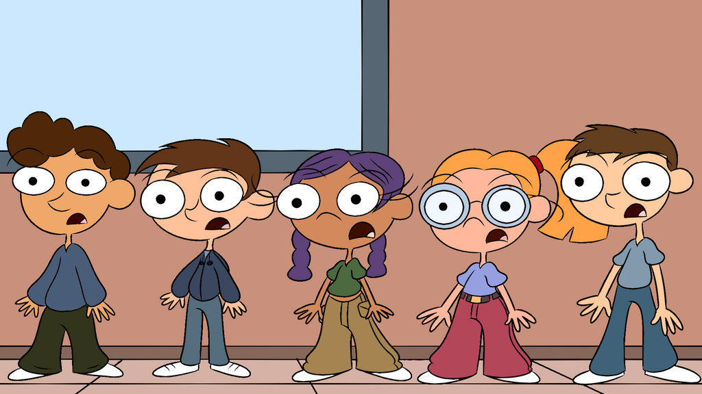 Shocked Kids by TheCartoonFanatic on DeviantArt