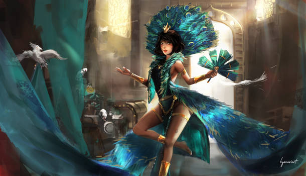 The Legend of mistress Peacock dancer